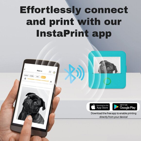 CORE INNOVATIONS™️ Mini Wireless Thermal Printer BRAND NEW w/5 Rolls of Paper - Picture 4 of 7